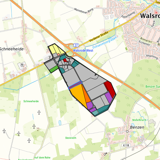 Detaildarstellung der gesuchten Gewerbefläche