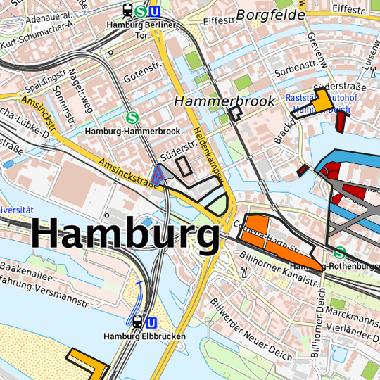 Detailed view of the requested site