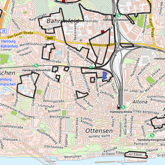 Detailed view of the requested site