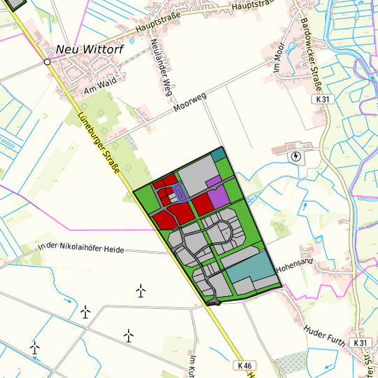 Detaildarstellung der gesuchten Gewerbefläche