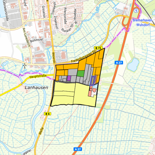 Detaildarstellung der gesuchten Gewerbefläche