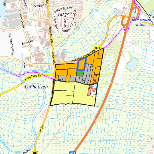 Detaildarstellung der gesuchten Gewerbefläche