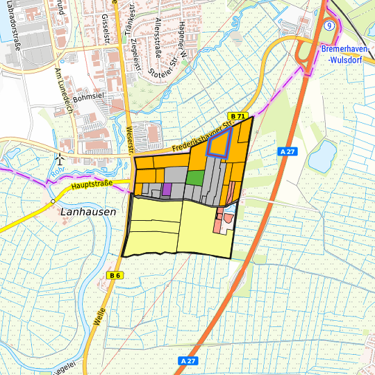 Detaildarstellung der gesuchten Gewerbefläche