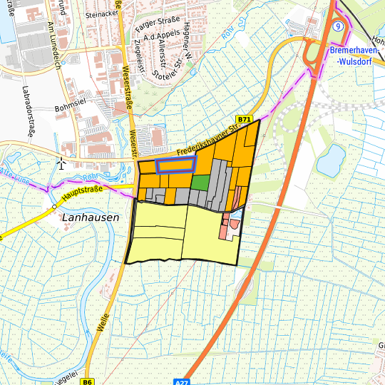 Detaildarstellung der gesuchten Gewerbefläche