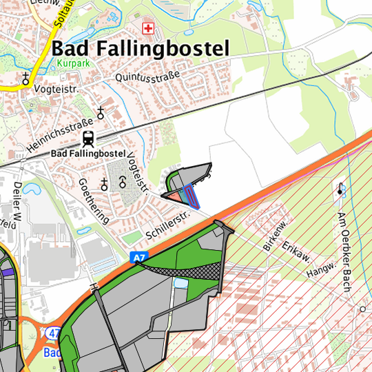 Detaildarstellung der gesuchten Gewerbefläche
