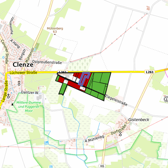 Detaildarstellung der gesuchten Gewerbefläche