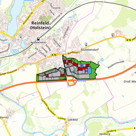 Detaildarstellung der gesuchten Gewerbefläche