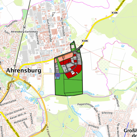Detaildarstellung der gesuchten Gewerbefläche