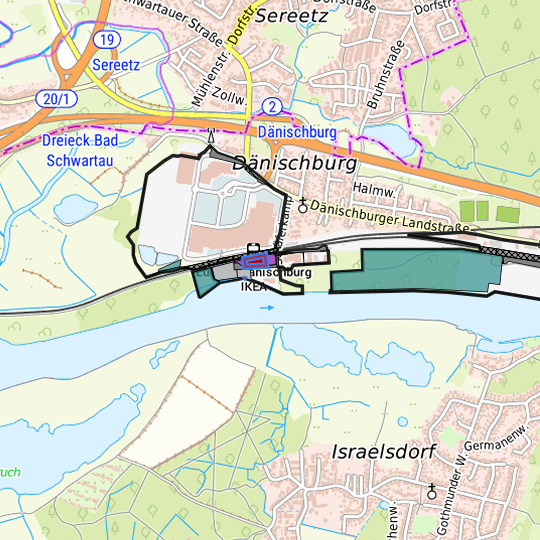 Detaildarstellung der gesuchten Gewerbefläche