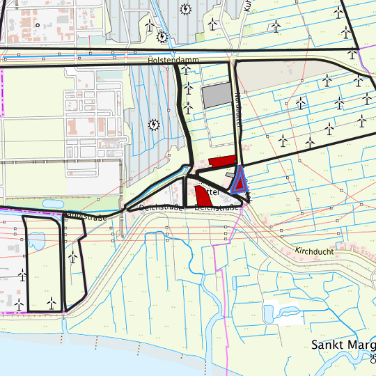 Detaildarstellung der gesuchten Gewerbefläche