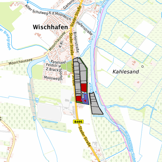 Detaildarstellung der gesuchten Gewerbefläche