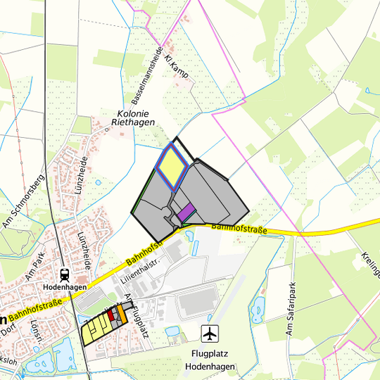 Detaildarstellung der gesuchten Gewerbefläche