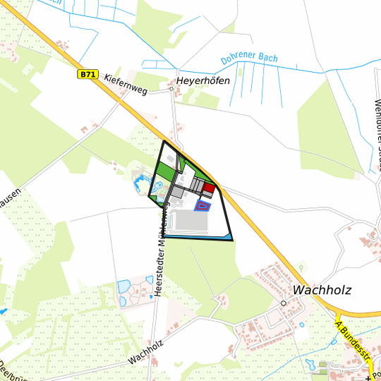 Detaildarstellung der gesuchten Gewerbefläche