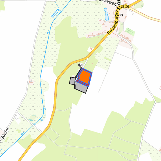 Detaildarstellung der gesuchten Gewerbefläche