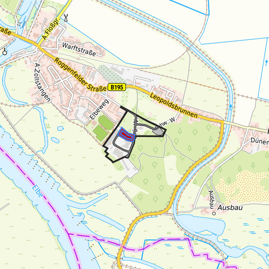 Detaildarstellung der gesuchten Gewerbefläche