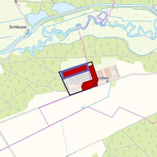 Detaildarstellung der gesuchten Gewerbefläche