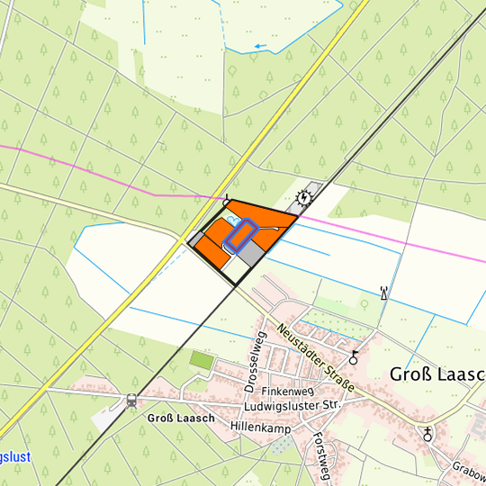 Detaildarstellung der gesuchten Gewerbefläche