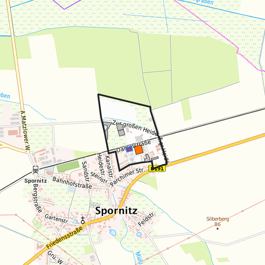 Detailed view of the requested site