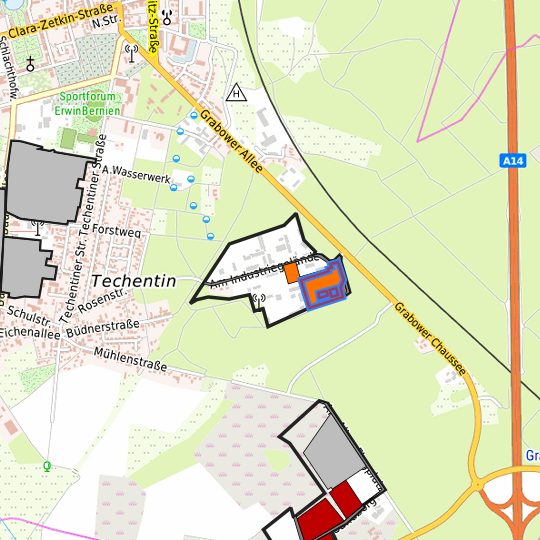 Detaildarstellung der gesuchten Gewerbefläche
