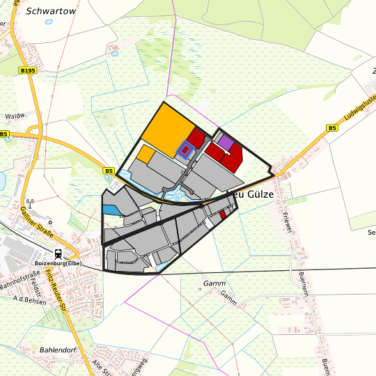 Detaildarstellung der gesuchten Gewerbefläche