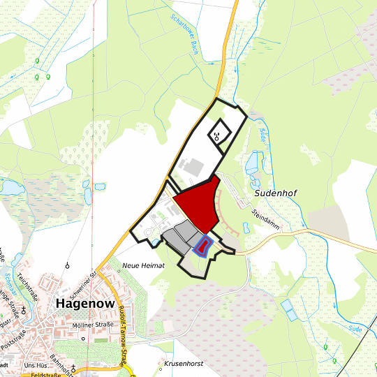 Detaildarstellung der gesuchten Gewerbefläche