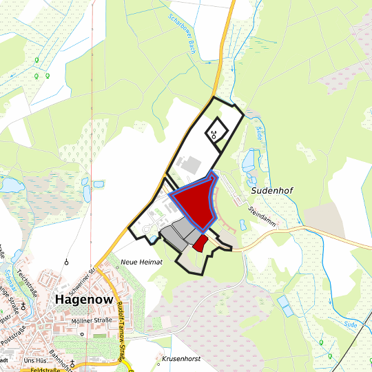 Detaildarstellung der gesuchten Gewerbefläche