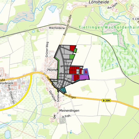 Detaildarstellung der gesuchten Gewerbefläche