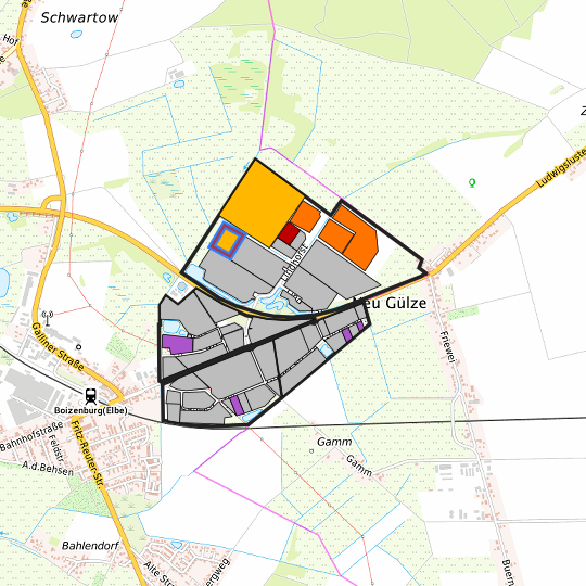 Detaildarstellung der gesuchten Gewerbefläche