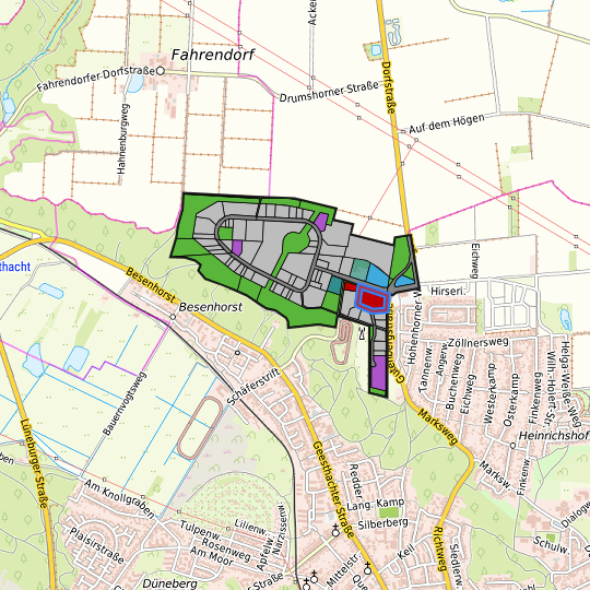 Detaildarstellung der gesuchten Gewerbefläche