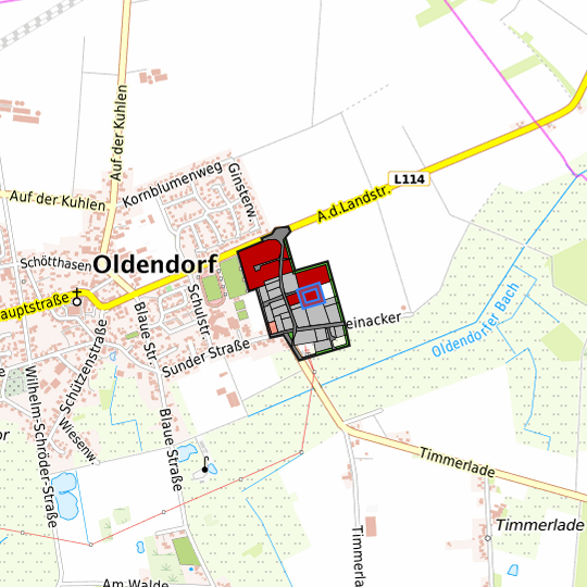 Detaildarstellung der gesuchten Gewerbefläche