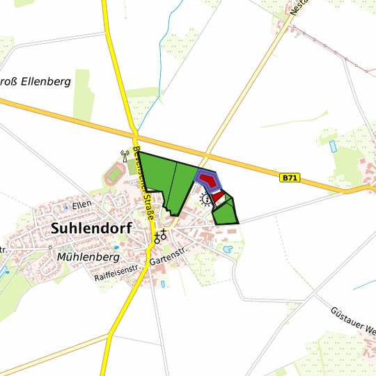 Detaildarstellung der gesuchten Gewerbefläche