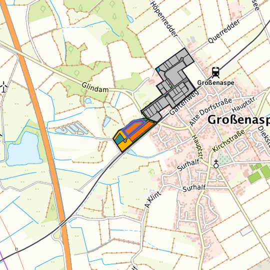 Detaildarstellung der gesuchten Gewerbefläche