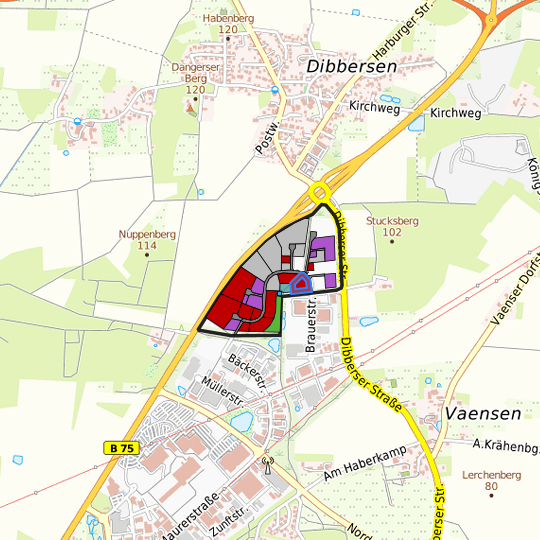 Detaildarstellung der gesuchten Gewerbefläche