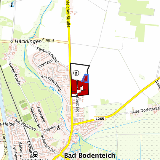 Detaildarstellung der gesuchten Gewerbefläche