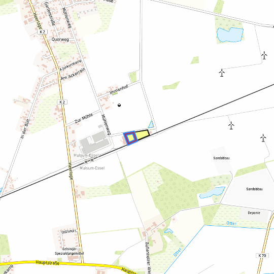 Detaildarstellung der gesuchten Gewerbefläche