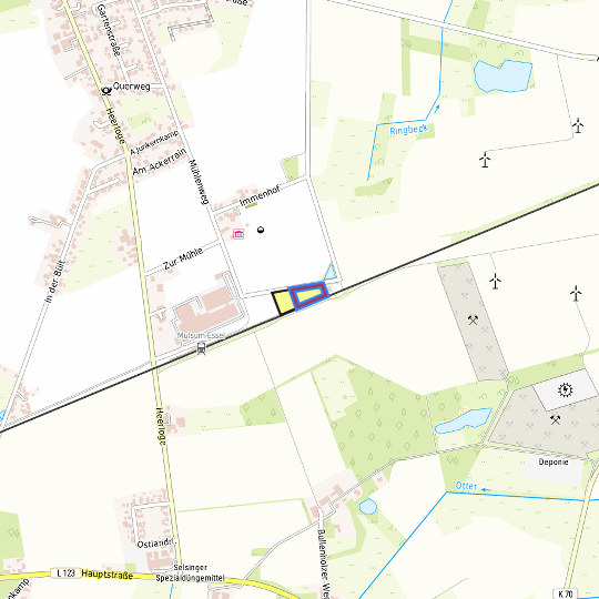 Detaildarstellung der gesuchten Gewerbefläche