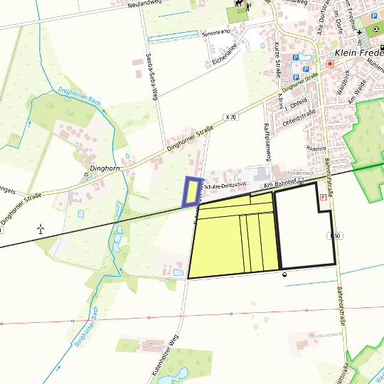 Detaildarstellung der gesuchten Gewerbefläche