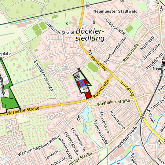 Detaildarstellung der gesuchten Gewerbefläche