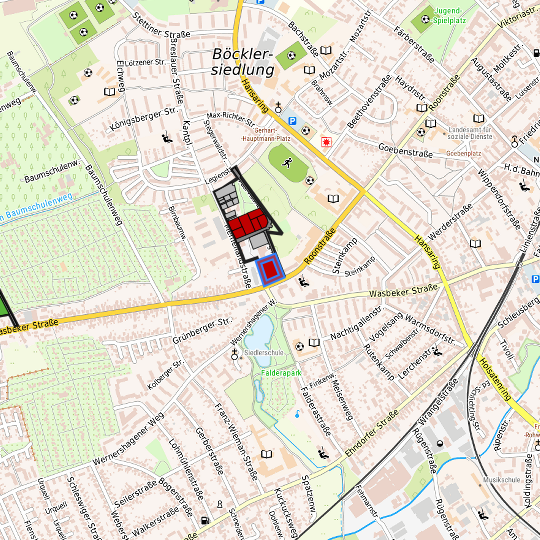 Detaildarstellung der gesuchten Gewerbefläche