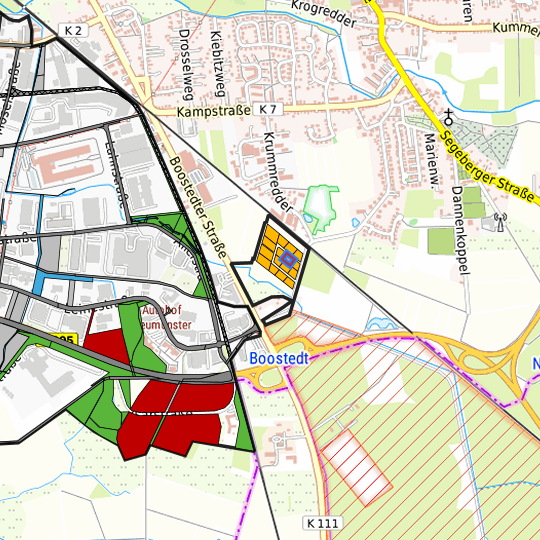 Detaildarstellung der gesuchten Gewerbefläche
