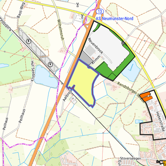 Detaildarstellung der gesuchten Gewerbefläche