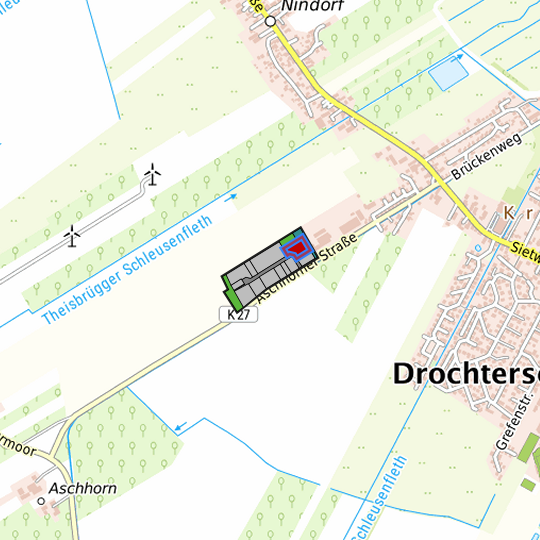 Detaildarstellung der gesuchten Gewerbefläche