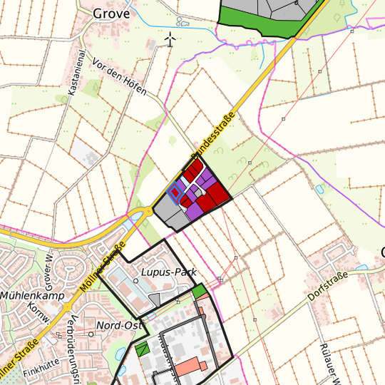 Detaildarstellung der gesuchten Gewerbefläche