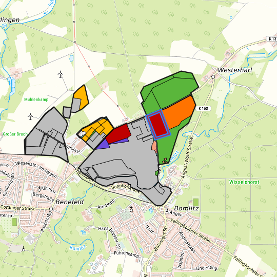 Detaildarstellung der gesuchten Gewerbefläche