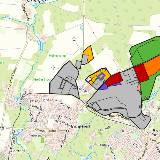 Detaildarstellung der gesuchten Gewerbefläche