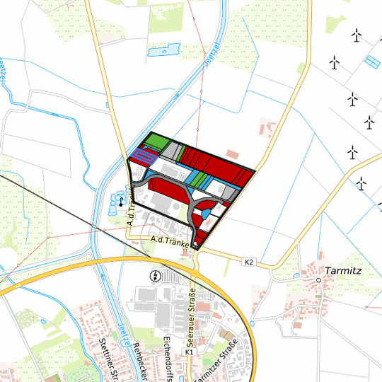 Detaildarstellung der gesuchten Gewerbefläche