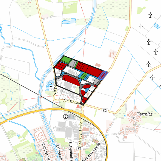 Detaildarstellung der gesuchten Gewerbefläche