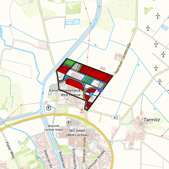 Detaildarstellung der gesuchten Gewerbefläche