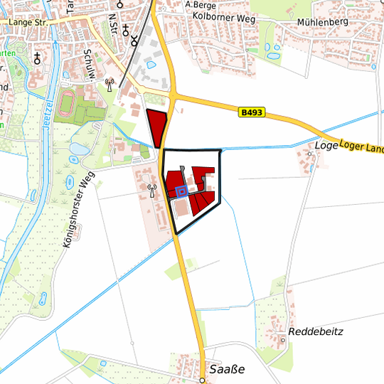 Detaildarstellung der gesuchten Gewerbefläche