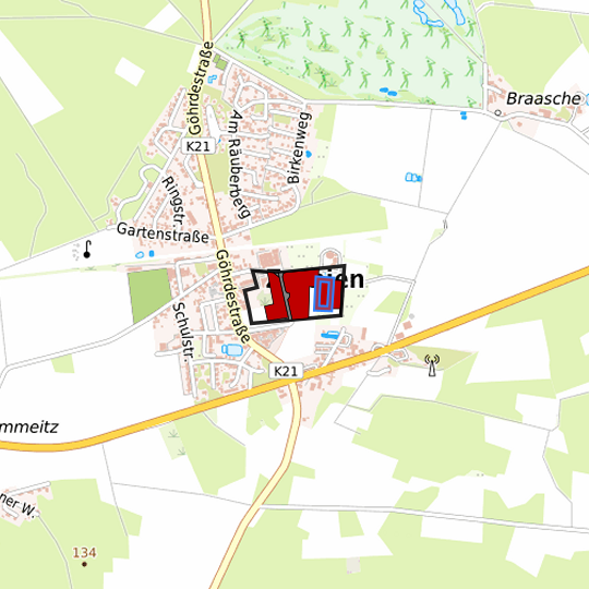 Detaildarstellung der gesuchten Gewerbefläche